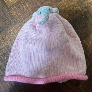 Gymboree 3-6 months Elephant Pink Knit Girls Hat